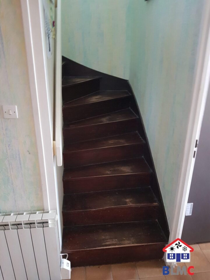 escalier en bois sur mesure avant