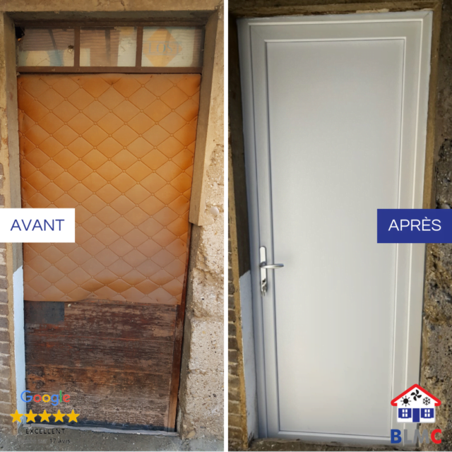 Pose Porte de service 69970 Chaponnay